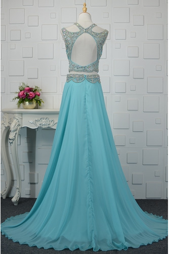 Robe de soirée Fête Elégant Longue Trou De Serrure Petit collier circulaire - Page 9