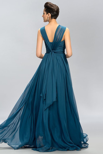 Robe de demoiselle d'honneur A-ligne Corsage plissé Elégant - Page 2
