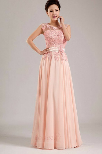 Robe de demoiselle d'honneur Couvert de Dentelle Froid Elégant - Page 1