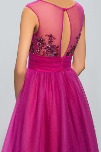 Robe de soirée Drapé Pittoresque A-ligne Longueur Cheville Ballon - Page 5