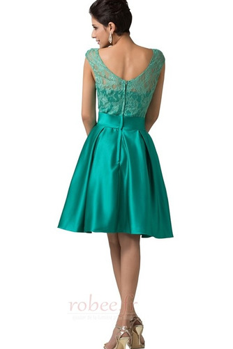 Robe de soirée Mi-longues Glamour Sans Manches A-ligne Fermeture à glissière - Page 2