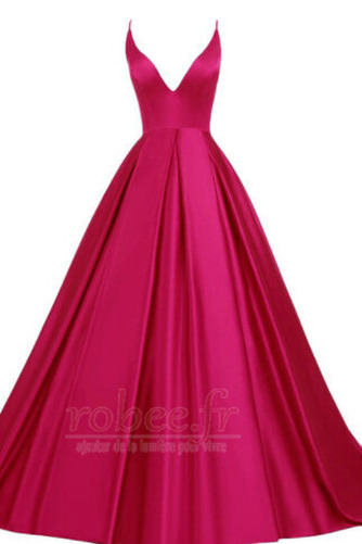 Robe de bal Poire Automne noble Col en V Traîne Courte Entrecroisé - Page 11