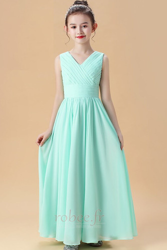 Robe de fille de fleur Fermeture éclair Longueur de plancher - Page 3