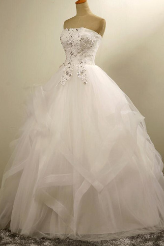 Robe de mariée Sans courroies Organza Norme Perle Automne Cérémonial - Page 4