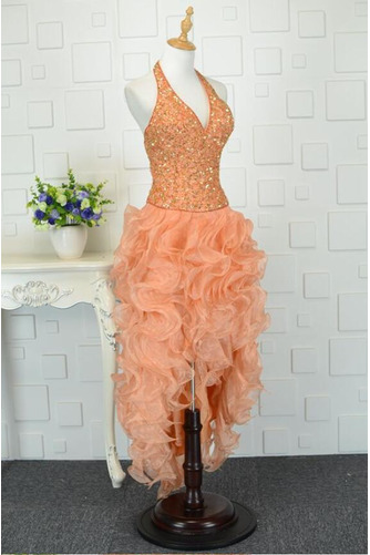 Robe de cocktail Chic Sans Manches Fermeture à glissière Naturel taille - Page 3