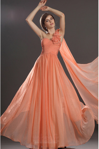 Robe de bal Naturel taille Composite Chiffon Orné de Rosette - Page 1