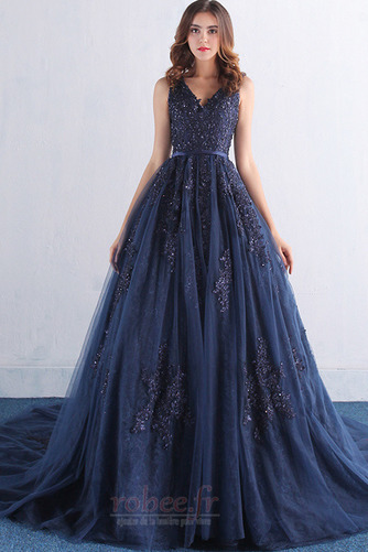 Robe de soirée Dos nu gossamer Formelle A-ligne Sans Manches - Page 1