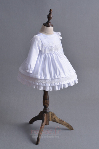 Robe de fille de fleur Formelle Cérémonie Satin Fermeture éclair - Page 5