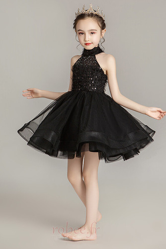 Robe de fille de fleur Cérémonie Longueur de genou Trou De Serrure - Page 3