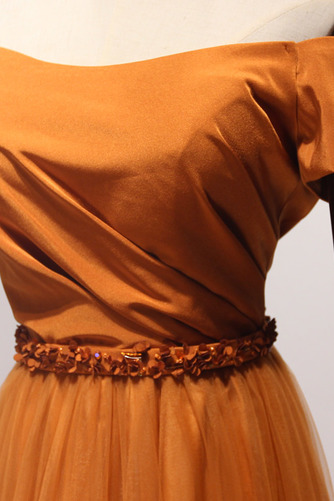 Robe de demoiselle d'honneur À la masse Manche de T-shirt Tulle - Page 3