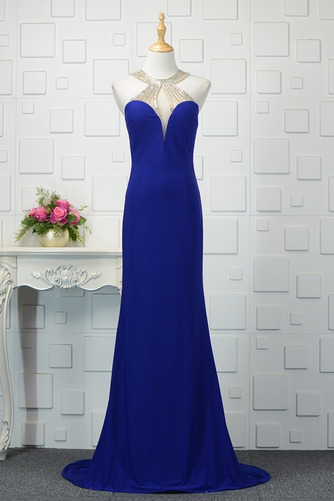 Robe de bal Dos nu Près du corps vogue Sans Ceinture Perle Train de balayage - Page 4
