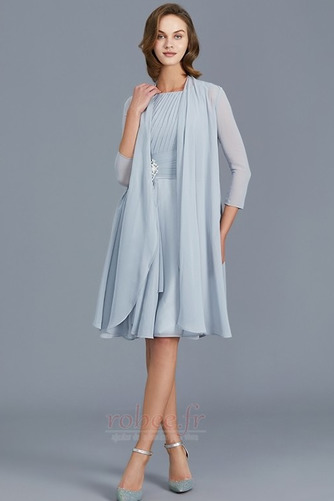 Robe mères Manche Longue Avec la veste Fête Mousseline Drapé - Page 5
