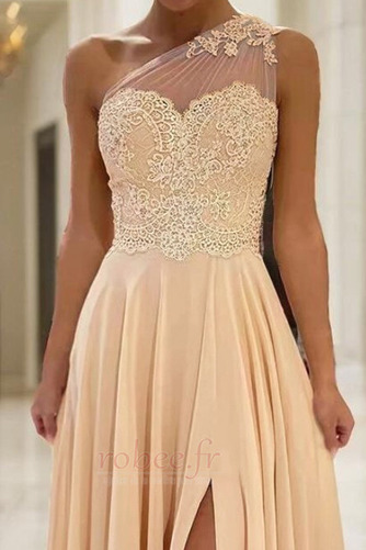 Robe de soirée Mousseline Petites Tailles A-ligne Été semi-couverte - Page 3