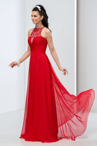 Robe de bal Formelle Longueur de plancher Petit collier circulaire - Page 3