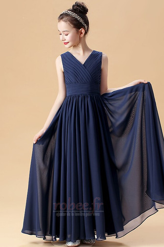 Robe de fille de fleur Fermeture éclair Longueur de plancher - Page 9