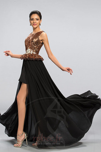 Robe de bal Longue Corsage Pailleté Gaze Pailleté aligne Médium - Page 3