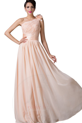 Robe de bal Été Fourreau plissé A-ligne Une épaule Lacez vers le haut - Page 4