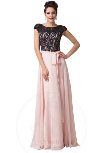 Robe de bal Mancheron Manche Courte Naturel taille Laçage Longueur Cheville - Page 3