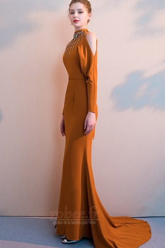 Robe de soirée Serré Train de balayage Manche Longue Printemps - Page 5