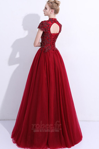 Robe de soirée Décalcomanie Trou De Serrure Été Manche Courte - Page 6