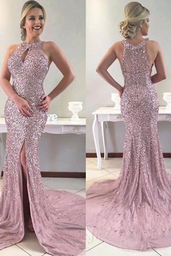 Robe de bal Tulle Montrer élancé Naturel taille Près du corps - Page 1