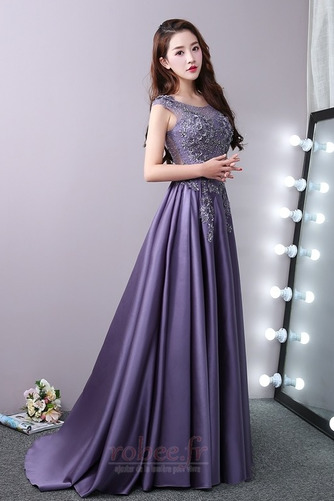 Robe de bal À la masse Rosée épaule Sans Manches Mariage A-ligne - Page 3