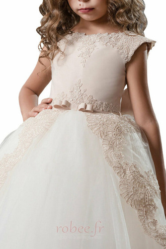 Robe de fille de fleur Vente Naturel taille Petit collier circulaire - Page 3