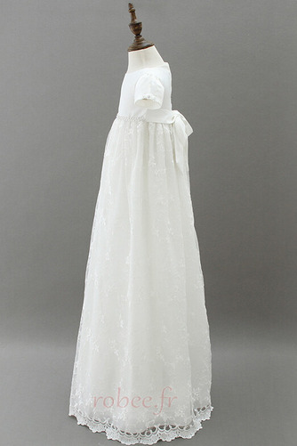 Robe de fille de fleur Chapeau Train de petit A-ligne Formelle - Page 4