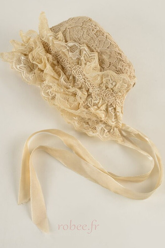 Robe de fille de fleur Orné de Nœud à Boucle Chapeau Longue Cérémonie - Page 4