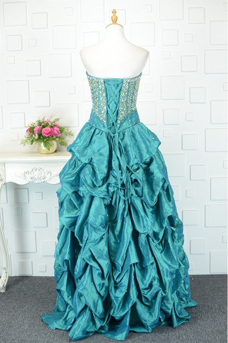 Robe de bal Col en Cœur Perle Sans Manches Étoilé Basque Taffetas - Page 3