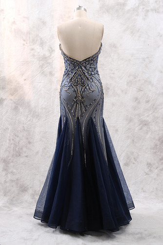 Robe de soirée Froid Fourreau Avec Bijoux Traîne Courte Col en Cœur - Page 2