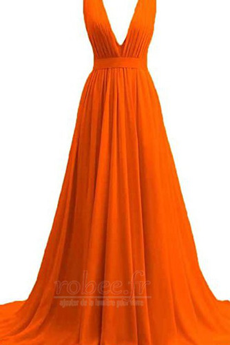 Robe de soirée Elégant Sans Manches Col en V Foncé Automne a ligne - Page 11