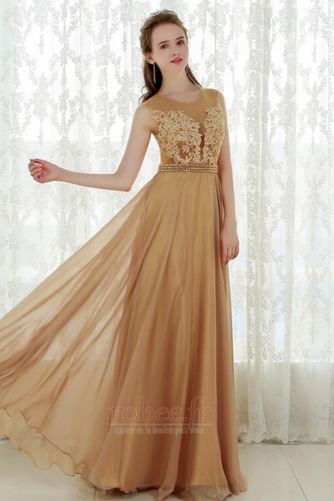 Robe de soirée a ligne Mousseline Printemps Cérémonial Naturel taille - Page 5