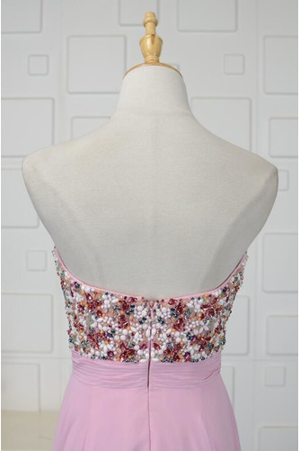 Robe de soirée Mousseline Fourreau Avec Bijoux A-ligne Médium - Page 5