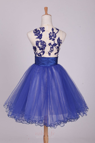 Robe de cocktail Ballon Longueur de genou Naturel taille Tulle - Page 5
