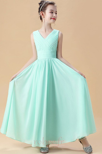 Robe de fille de fleur Fermeture éclair Longueur de plancher - Page 4