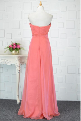 Robe de demoiselle d'honneur Glissière Sans Manches Été Longueur de plancher - Page 2