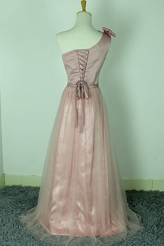 Robe de demoiselle d'honneur Rose Sans Manches Mariage Chic Nœud à Boucles - Page 2