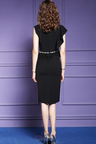 Robe de cocktail Perle Sans Manches Près du corps Haute Couvert - Page 7