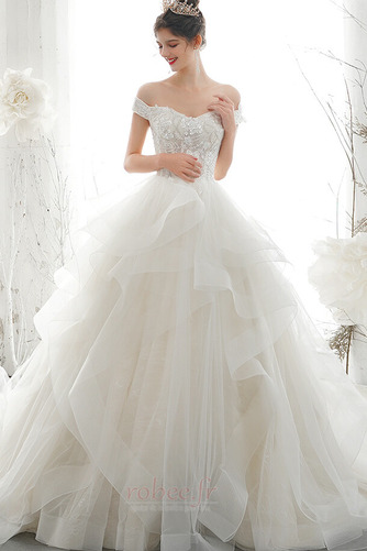 Robe de mariée Printemps Médium Décalcomanie net Epurée Lacez vers le haut - Page 5