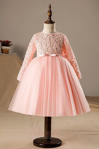 Robe de fille de fleur Petit collier circulaire Fermeture à glissière - Page 3