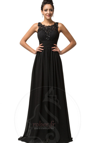 Robe de soirée Dos nu Manquant A-ligne Montrer Perle Train de balayage - Page 1