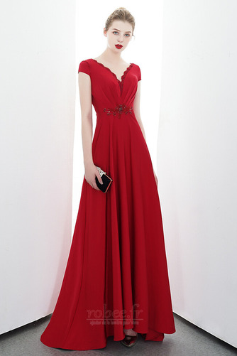 Robe de soirée Simple Manche de T-shirt Fermeture à glissière - Page 1