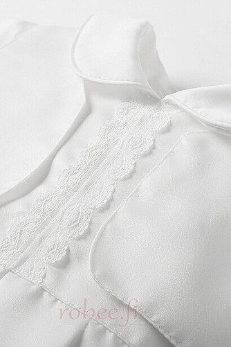 Robe de fille de fleur Un Costume Hiver Longueur Cheville Taffetas - Page 3
