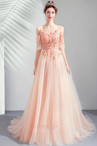 Robe de bal Tulle Mancheron Manche Courte Décalcomanie Chaussez - Page 1