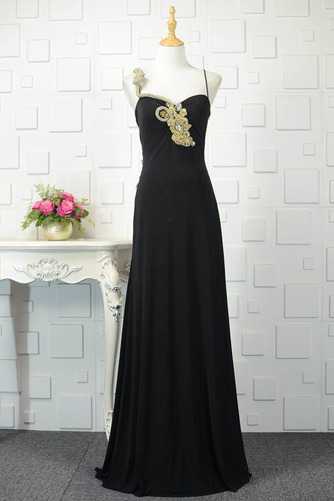 Robe de soirée Dos nu Médium Broderie Traîne Courte Corsage Avec Bijoux - Page 1