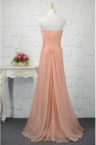 Robe de demoiselle d'honneur Dent de scie Drapé Décolleté Dans le Dos - Page 3