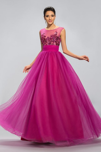 Robe de soirée Drapé Pittoresque A-ligne Longueur Cheville Ballon - Page 1