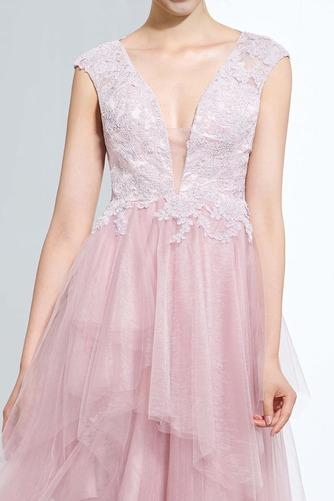 Robe de bal Dos nu Ample & Ornée Dentelle Chic Couvert de Dentelle - Page 4