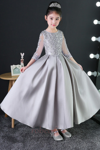 Robe de fille de fleur Longueur Cheville Fermeture à glissière - Page 2